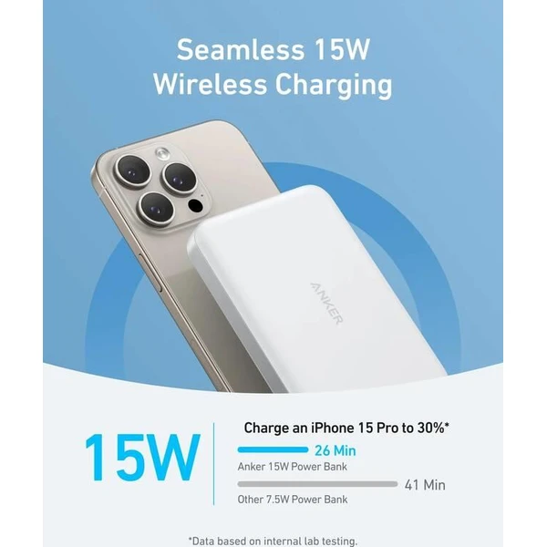 Anker MagGo Qi2/MagSafe powerbanka (10000mAh) 30W biela - Powerbanky - Obrázok 55f37a620b034bb38bdbe8ab3ce18980