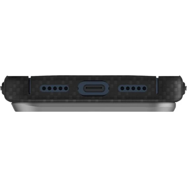 UNIQ Keva Edge MagClick MagSafe kryt iPhone 17 Pro Carbon Black - Puzdra - Obrázok 55fdc203e0f6447385af73a1f76230a0