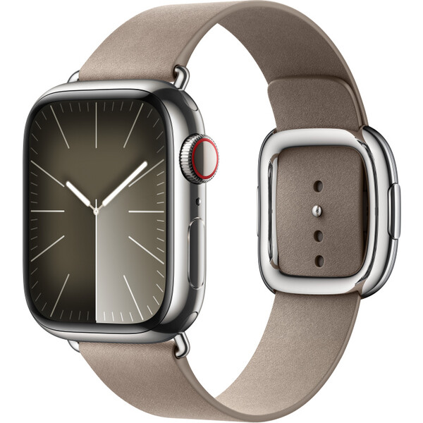 Apple Watch 41/40/38mm Žltohnedý remienok s modernou prackou strednej