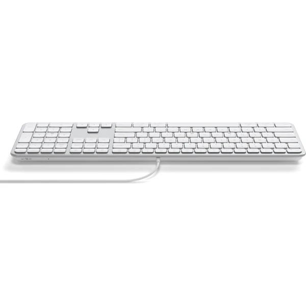 Satechi Slim LX3 drôtová klávesnica - US English - strieborná - Klávesnice - Obrázok 562d814050b947bda684c6c2645edc51