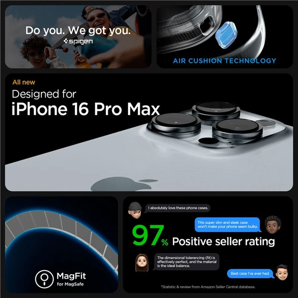 Spigen Ultra Hybrid MagSafe kryt iPhone 16 Pro Max frost natural titanium - Puzdra - Obrázok 5641d80757f04a4f800bd0ab6358d0ce