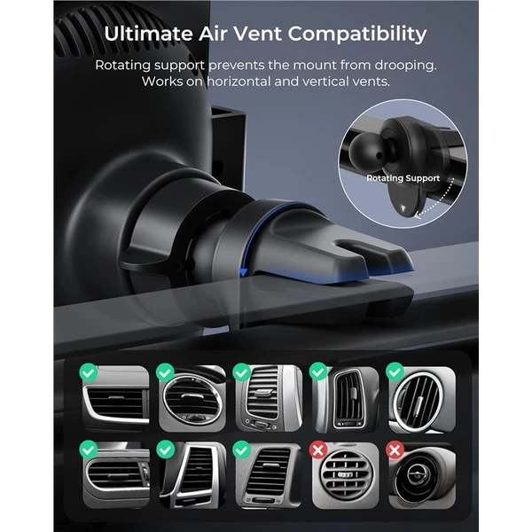 iOttie AutoSense 2 Wireless Air Vent Mount držiak do auta s nabíjaním čierny - Držiaky - Obrázok 5644138ac11e4e05904e4db4e8a16b6e