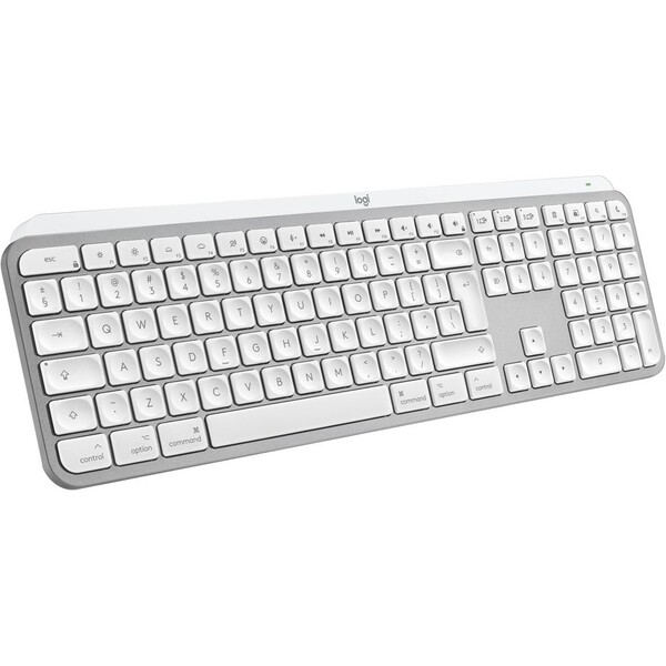 E-shop Logitech MX Keys S for Mac CZ/SK bezdrôtová klávesnica svetlo šedá