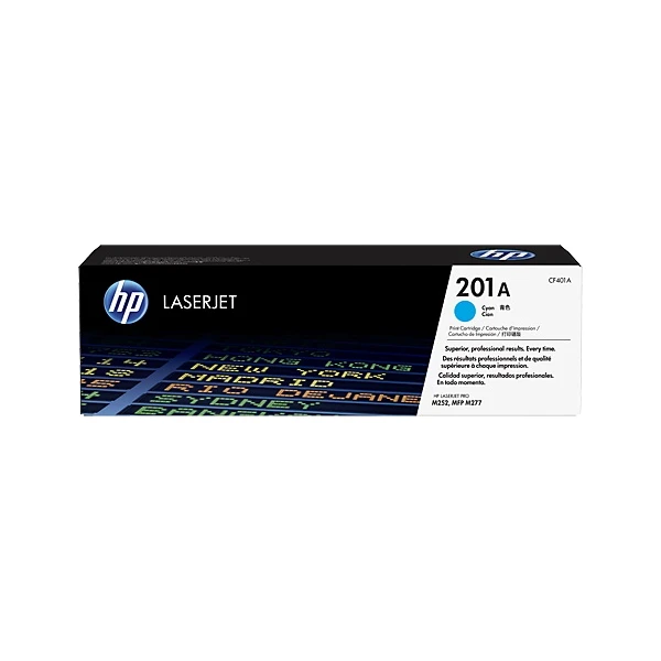 HP CF401A č. 201A Azúrová originálna - Tonery - Hlavný obrázok