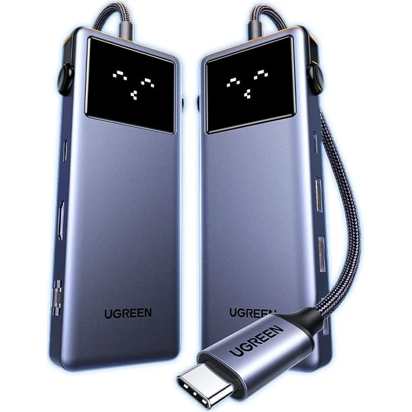 UGREEN Uno 7v1 USB-C Hub (120W) sivý - USB huby - Obrázok 5653c8439ee744d8a4b0820a4058a7da