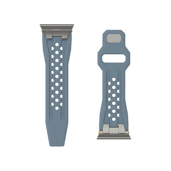 UAG Monarch Strap remienok Apple Watch 49/46/45/44/42mm modrý/titán - Remienky - Obrázok 565c44858561455e8ffb4522543b680d