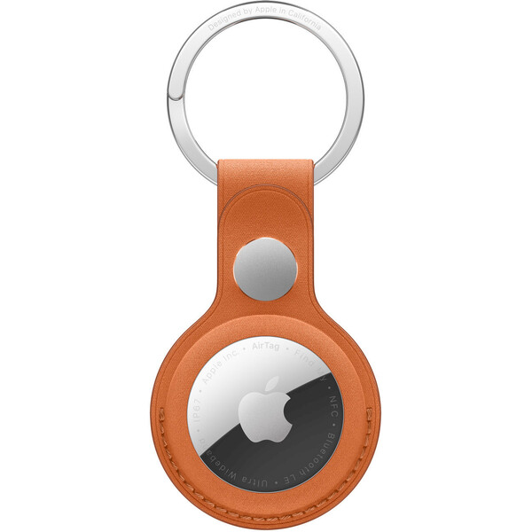 Apple FineWoven kľúčenka na AirTag líškovo oranžová