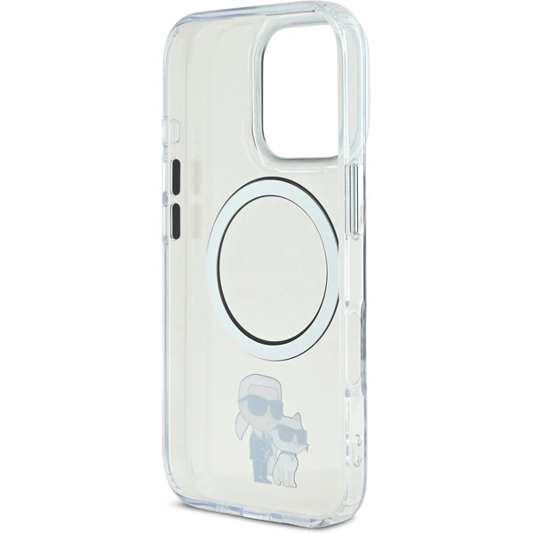 Karl Lagerfeld IML Karl and Choupette MagSafe kryt pre iPhone 16 Pre číry - Puzdra - Obrázok 56a7a70b47cc415b987508c1a4a30186