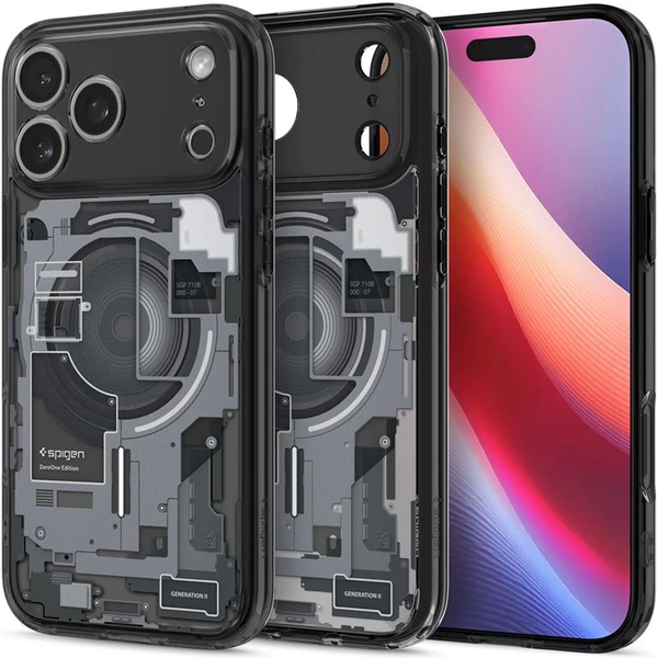 Spigen Ultra Hybrid MagSafe kryt iPhone 17 Pro Max zero one black - Puzdra - Hlavný obrázok
