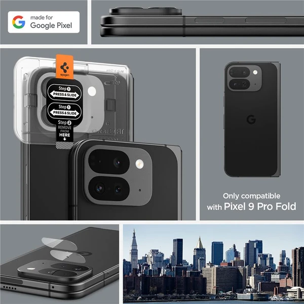 Spigen Glass TR EZ Fit Optik 2 Pack tvrdené sklo na fotoaparát Google Pixel 9 Pro Fold číre - Ochranné fólie a sklo - Obrázok 56afdf43629e471fa775f4083f2d079a