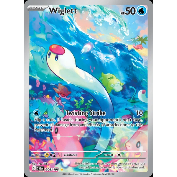 Wiglett (SVI 206) - Scarlet & Violet [Holo] - Kusové karty - Hlavný obrázok