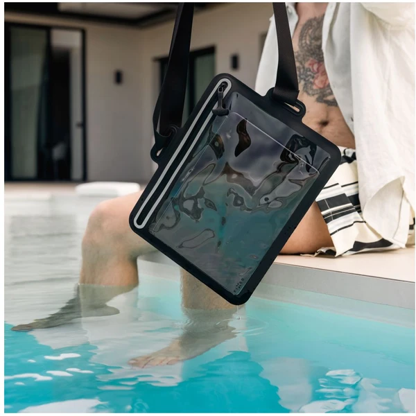 FIXED Dry Tab vodeodolné púzdro na tablet cez rameno čierne - Puzdra - Obrázok 56b5dd20d00c4b39bae45a2229c20a28