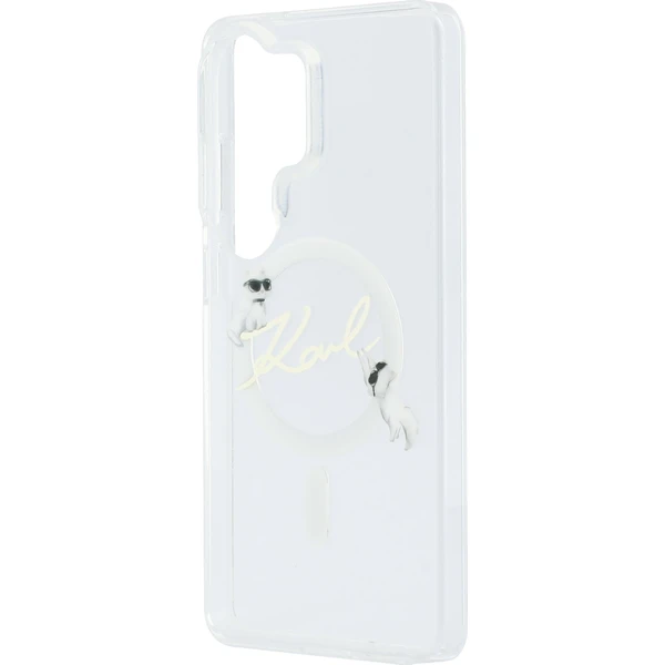 Karl Lagerfeld IML Choupette Karl Script Logo Magnetický kryt Samsung Galaxy S26 Ultra priehľadný - Puzdra - Obrázok 56c5616e1e67481fb10c251ffed16fcd