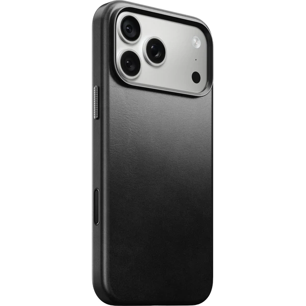 Nomad Traditional Leather (Horween) MagSafe kožený kryt iPhone 17 Pro Max/18 Pro Max Black - Puzdra - Hlavný obrázok