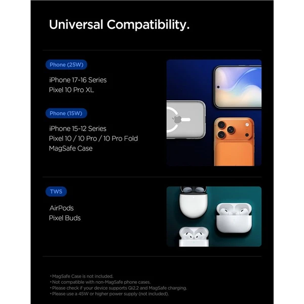 Spigen Essential MagSafe 2in1+C Qi2/MagSafe nabíjačka (25W) čierna - Nabíjačky - Obrázok 56eedf70e2cf48d8b468054b1208e263