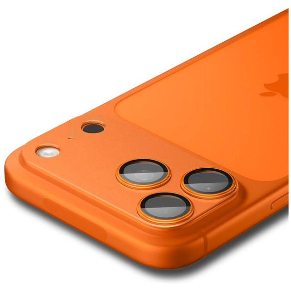 Spigen Glass TR EZ Fit Optik Pro XL sklo na fotoaparát iPhone 17 Pro oranžové - Ochranné fólie a sklo - Obrázok 572aa258b34741ffbd6dca2e775d751d