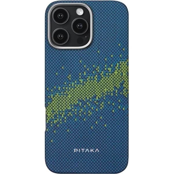 Pitaka StarPeak Luminous Case svietiaci kryt iPhone 16 Pro Max Milky way galaxy - Puzdra - Hlavný obrázok
