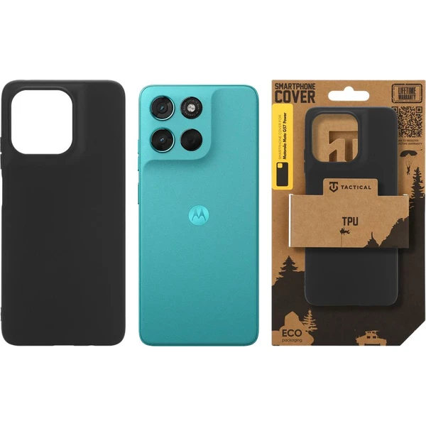 Taktický TPU kryt Motorola Moto G57 Power čierny - Puzdra - Obrázok 5739b4573c4c48e0be29dce464993b6a