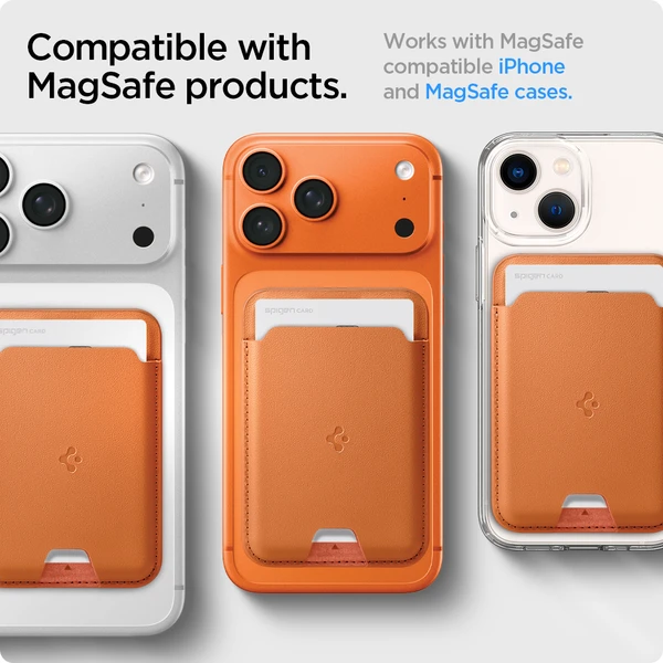Spigen Valentinus MagSafe Wallet 3 Card peňaženka metallic orange - Peňaženky - Obrázok 5763a80a6c124cf5a46f91a787da9251