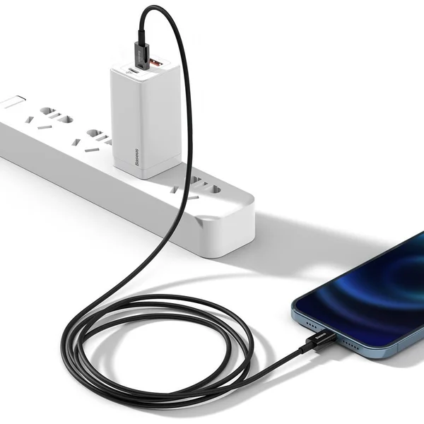 Baseus Superior USB-C/Lightning napájací kábel 20W 1m čierny - Káble a redukcie - Obrázok 576E300401