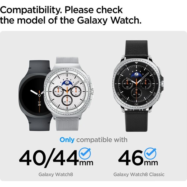 Spigen Enzo Band remienok Samsung Galaxy Watch8 46/44/40mm čierny - Remienky - Obrázok 576e50e76f614ea2abfd0455da3dd0d8