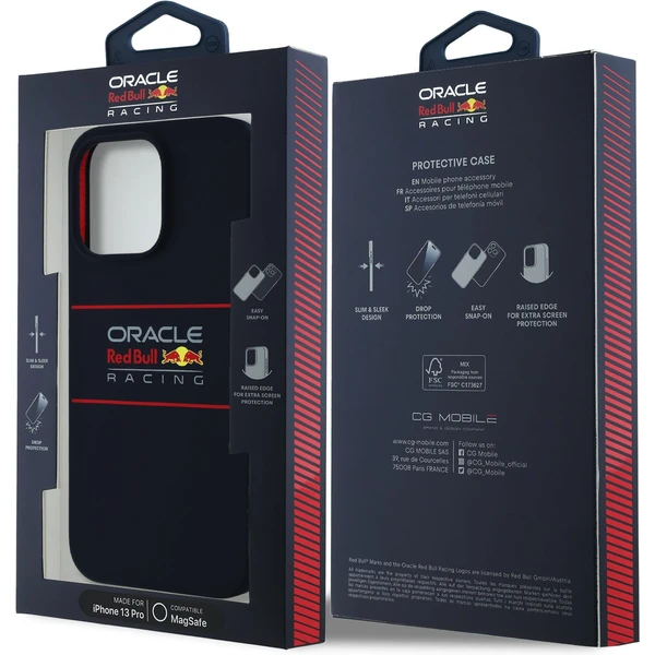 Oracle Red Bull Racing Silicone Horizontal Logo MagSafe kryt iPhone 13 Pre modrý - Puzdra - Obrázok 5783f3b3fa6a4a1aa66dee7fb534bfc6