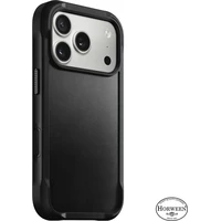 Nomad Rugged Leather Case (Horween) MagSafe kožený kryt iPhone 17 Pro Black - Puzdra