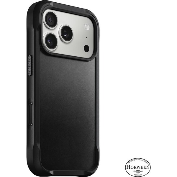 E-shop Nomad Rugged Leather Case (Horween) MagSafe kožený kryt iPhone 17 Pro Black