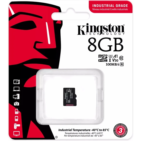 Kingston microSDHC Industrial - Pamäťové karty - Obrázok 57R2000P01