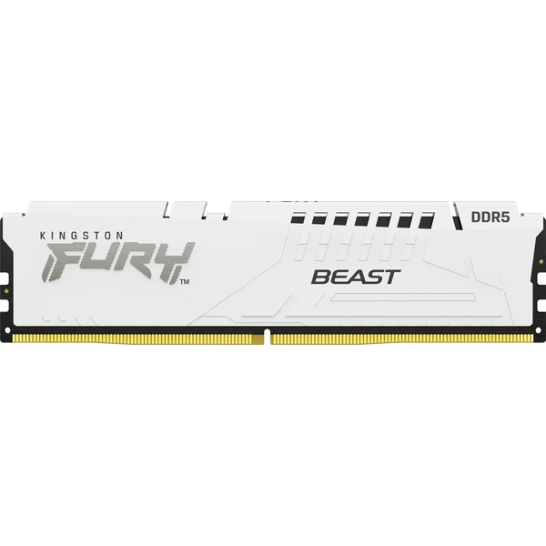 Kingston FURY Beast White DDR5 64GB 5200MT/S CL40 DIMM (2x32GB) XMP - Operačné pamäte - Obrázok 57XN100501