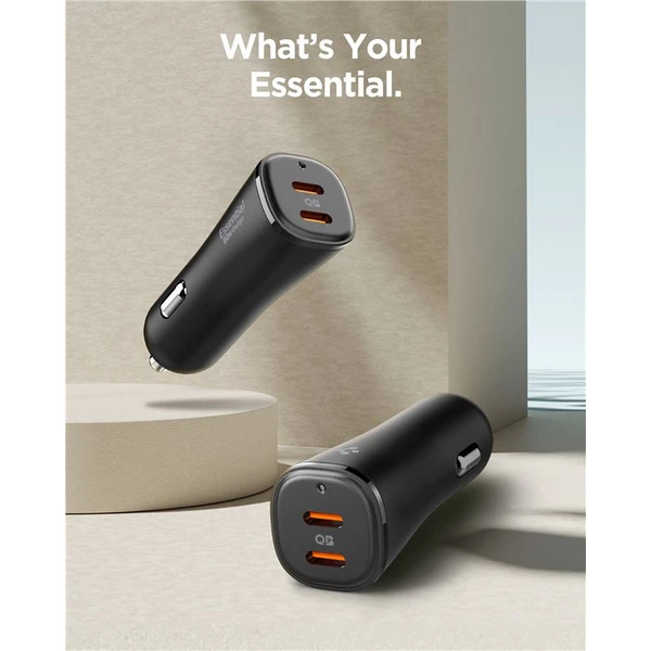 Spigen Essential (50W) nabíjačka do auta čierna - Nabíjačky - Obrázok 57ab3c6f96f44a449e6750b89d1e0eb0