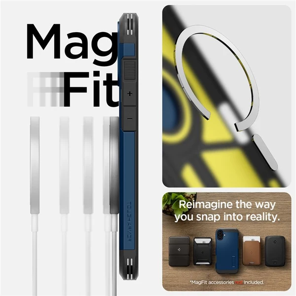 Spigen Tough Armor MagSafe kryt iPhone 16 navy blue - Puzdra - Obrázok 57b588ba0be14434bc0012ff5e4ff06f