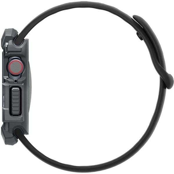 Spigen Rugged Armor kryt pre Apple Watch 10/11 (46mm) tmavo šedý - Puzdra - Obrázok 57cd8f345f434044b8990229cb706e28