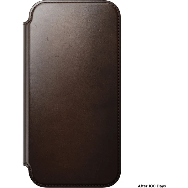 Nomad Modern Leather Folio (Horween) MagSafe kožené puzdro iPhone 18 Pro Max Rustic Brown - Puzdra - Obrázok 57d1297aa3b64cc2bcd8ae138269a19a