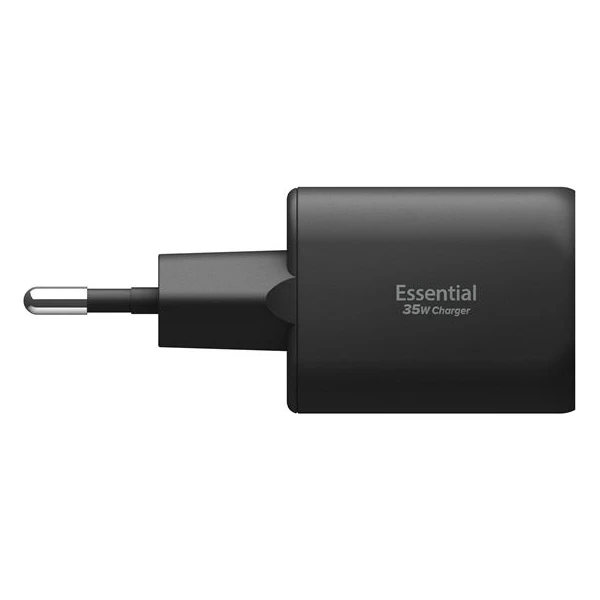 Spigen Essential EE352EU (35W) USB-C/USB-A nabíjačka čierna - Nabíjačky - Obrázok 57f085edc4704230ad1373633b919ed8