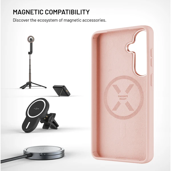 FIXED MagFlow kryt s MagSafe Samsung Galaxy S26+ ružový - Puzdra - Obrázok 57f26620eaba49539eff78c2bf804bd4