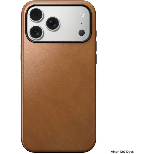 Nomad Modern Leather Case MagSafe kožený kryt iPhone 17 Pro Max English Tan - Puzdra - Obrázok 5806e22a1bb741d9958748c2945c936d