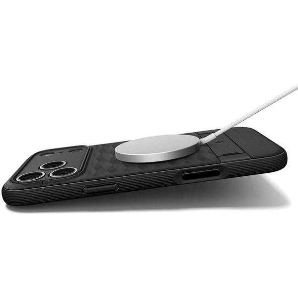 Spigen Parallax S MagSafe kryt iPhone 17 Pro Max matte black - Puzdra - Obrázok 580f87e8d5a74e8390159d53202ef415