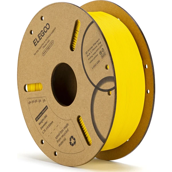 ELEGOO Filament PLA 1.75 mm, 1kg, žltá - Filamenty pre 3D tlačiarne - Hlavný obrázok