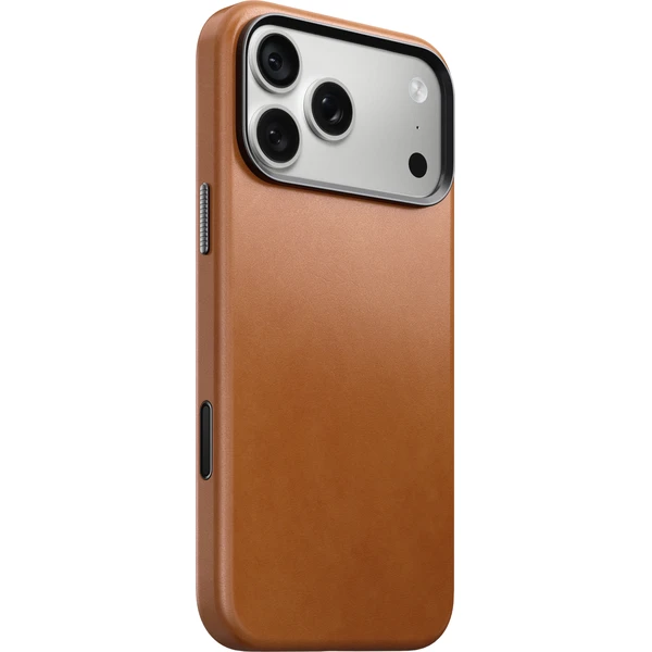 Nomad Traditional Leather (Horween) MagSafe kožený kryt iPhone 17 Pro Max/18 Pro Max Saddle - Puzdra - Hlavný obrázok