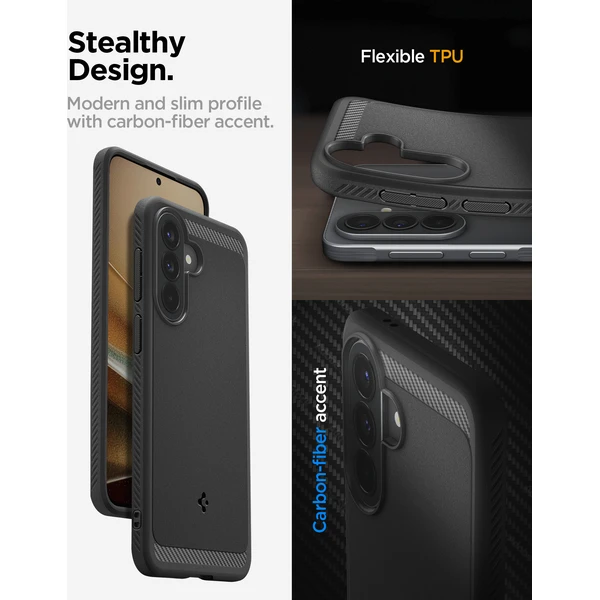 Spigen Rugged Armor kryt Samsung Galaxy A57 5G matná čierna - Puzdra - Obrázok 583abb3d35854879b892fa5944287bb6
