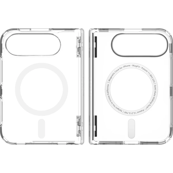 Spigen Ultra Hybrid Pro MagSafe kryt iPhone 18 Fold clear white - Puzdra - Obrázok 583c190169c44d78a46710be36a48017