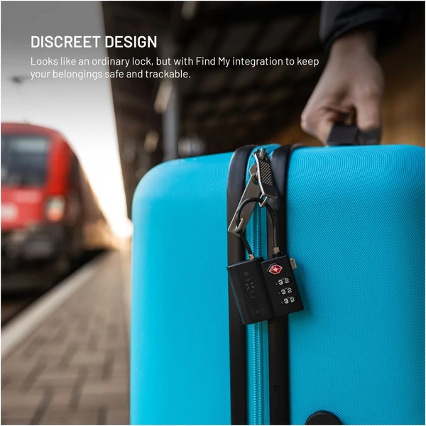 FIXED Tag Lock smart tracker s Find My a TSA, čierny - Lokátory - Obrázok 583f0d79e70e499597ff6b644c781619