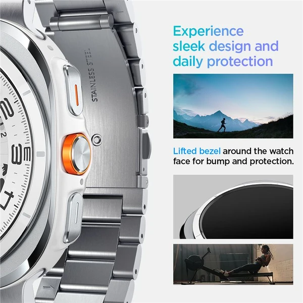 Spigen Modern Fit 316L remienok Samsung Galaxy Watch Ultra strieborný - Remienky - Obrázok 5859cd9989444497882bf1bbe2b6c2cb