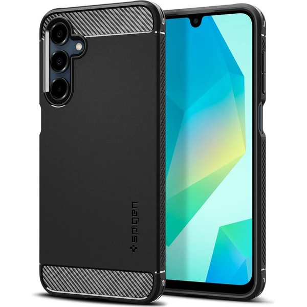 Spigen Rugged Armor kryt Samsung Galaxy A16/A16 5G matne čierny - Puzdra - Hlavný obrázok