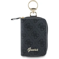 Guess PU 4G Script Logo kľúčenka čierna - Puzdra
