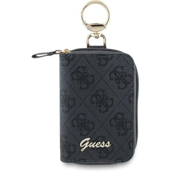 Guess PU 4G Script Logo kľúčenka čierna - Puzdra - Hlavný obrázok