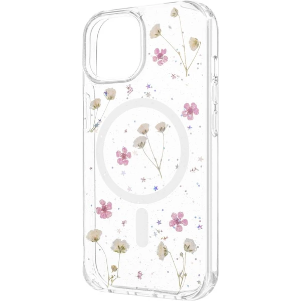 FIXED MagBloom kryt s MagSafe Apple iPhone 15 Blush Plum - Puzdra - Hlavný obrázok