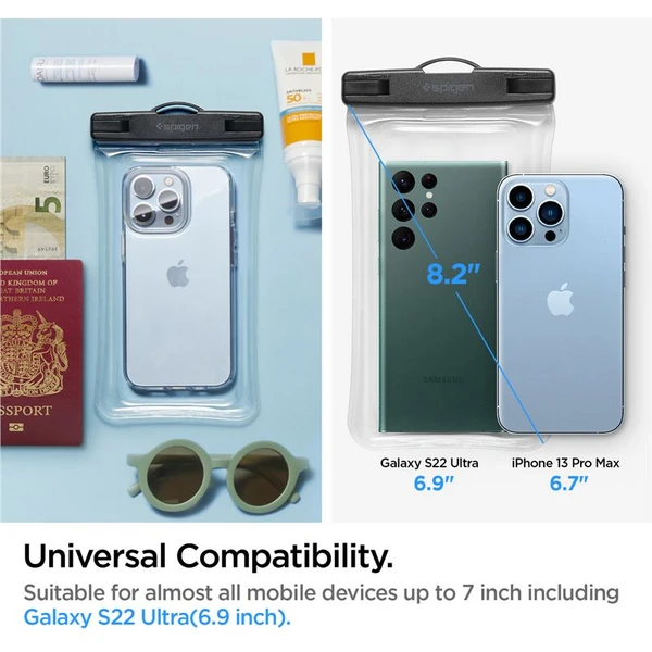 Spigen Aqua Shield Floating vodeodolné púzdro A610 1 Pack číre - Puzdra - Obrázok 58A4000601