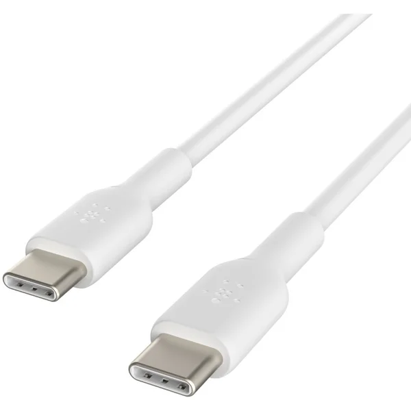 Belkin BOOST Charge USB-C/USB-C napájací kábel 60W 2m biely - Káble a redukcie - Obrázok 58A9400301